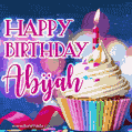 Happy Birthday Abijah - Lovely Animated GIF