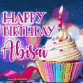 Happy Birthday Abisai - Lovely Animated GIF