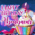 Happy Birthday Aboubacar - Lovely Animated GIF