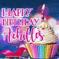 Happy Birthday Achilles - Lovely Animated GIF