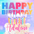 Funny Happy Birthday Adalene GIF