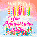 Joyeux anniversaire, Adaline! - GIF Animé