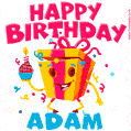 Funny Happy Birthday Adam GIF