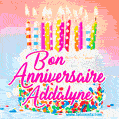 Joyeux anniversaire, Addalyne! - GIF Animé