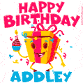 Funny Happy Birthday Addley GIF