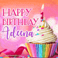 Happy Birthday Adeena - Lovely Animated GIF