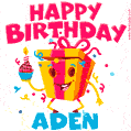 Funny Happy Birthday Aden GIF