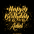 Happy Birthday Card for Adiel - Download GIF and Send for Free
