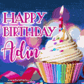 Happy Birthday Adin - Lovely Animated GIF