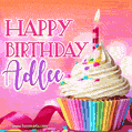 Happy Birthday Adlee - Lovely Animated GIF