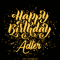 Happy Birthday Card for Adler - Download GIF and Send for Free