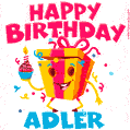 Funny Happy Birthday Adler GIF