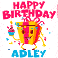 Funny Happy Birthday Adley GIF