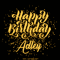 Happy Birthday Card for Adley - Download GIF and Send for Free