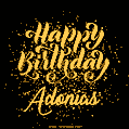 Happy Birthday Card for Adonias - Download GIF and Send for Free