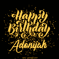 Happy Birthday Card for Adonijah - Download GIF and Send for Free