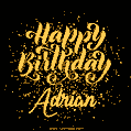 Happy Birthday Card for Adrian - Download GIF and Send for Free