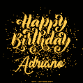 Happy Birthday Card for Adriano - Download GIF and Send for Free