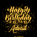 Happy Birthday Card for Advait - Download GIF and Send for Free
