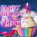 Happy Birthday Advait - Lovely Animated GIF