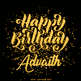 Happy Birthday Card for Advaith - Download GIF and Send for Free
