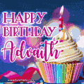 Happy Birthday Advaith - Lovely Animated GIF