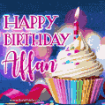Happy Birthday Affan - Lovely Animated GIF