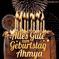 Alles Gute zum Geburtstag Ahmya (GIF)