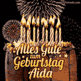 Alles Gute zum Geburtstag Aida (GIF)