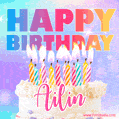 Funny Happy Birthday Ailin GIF
