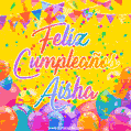 Feliz Cumpleaños Aisha (GIF)