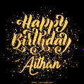 Happy Birthday Card for Aithan - Download GIF and Send for Free
