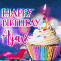 Happy Birthday Ajax - Lovely Animated GIF
