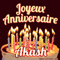 Joyeux anniversaire Akash GIF