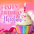 Happy Birthday Akeelah - Lovely Animated GIF