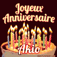 Joyeux anniversaire Akio GIF
