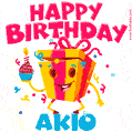 Funny Happy Birthday Akio GIF