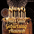 Alles Gute zum Geburtstag Alainah (GIF)