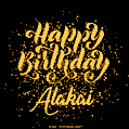Happy Birthday Card for Alakai - Download GIF and Send for Free