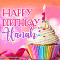 Happy Birthday Alanah - Lovely Animated GIF