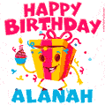 Funny Happy Birthday Alanah GIF
