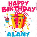 Funny Happy Birthday Alany GIF