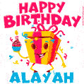 Funny Happy Birthday Alayah GIF