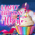 Happy Birthday Alberto - Lovely Animated GIF