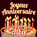 Joyeux anniversaire Albie GIF