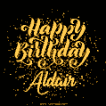 Happy Birthday Card for Aldair - Download GIF and Send for Free