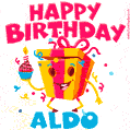 Funny Happy Birthday Aldo GIF