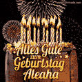 Alles Gute zum Geburtstag Aleaha (GIF)