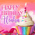 Happy Birthday Aleaha - Lovely Animated GIF
