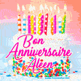 Joyeux anniversaire, Aleen! - GIF Animé